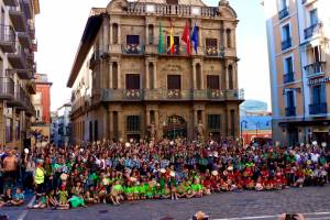 Alumnado de Triki Idiazabal en Pamplona